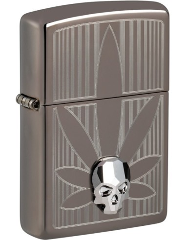 Zippo Cannabis Skull