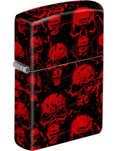 Zippo Red Skulls