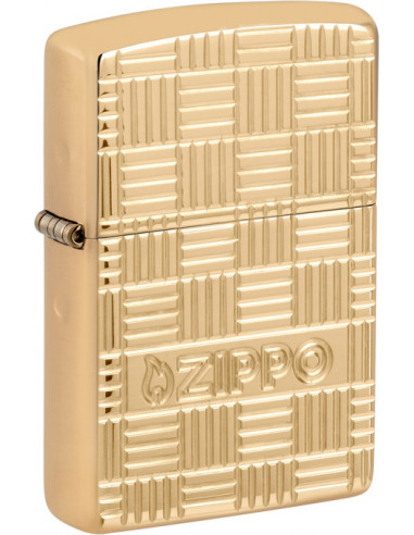 Zippo Armor Deep Carve Grid