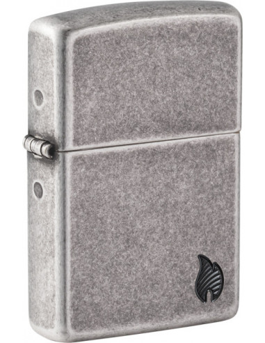 Zippo Armor Antique Silver Flame