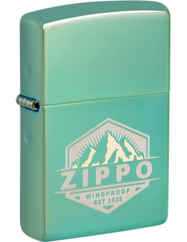 Zippo Mountain Badge