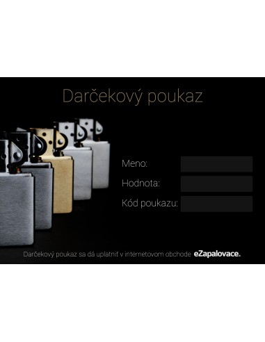 Darčekový poukaz - 30€